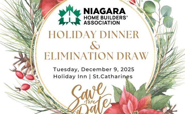 NHBA | Save the Date for our Holiday Dinner & Elimination Draw on December 9